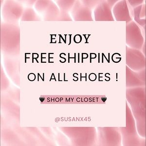 Free shipping on great shoes in my closet!